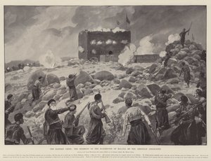De oosterse crisis, de bestorming van het blokhuis van Malaxa door de christelijke opstandelingen